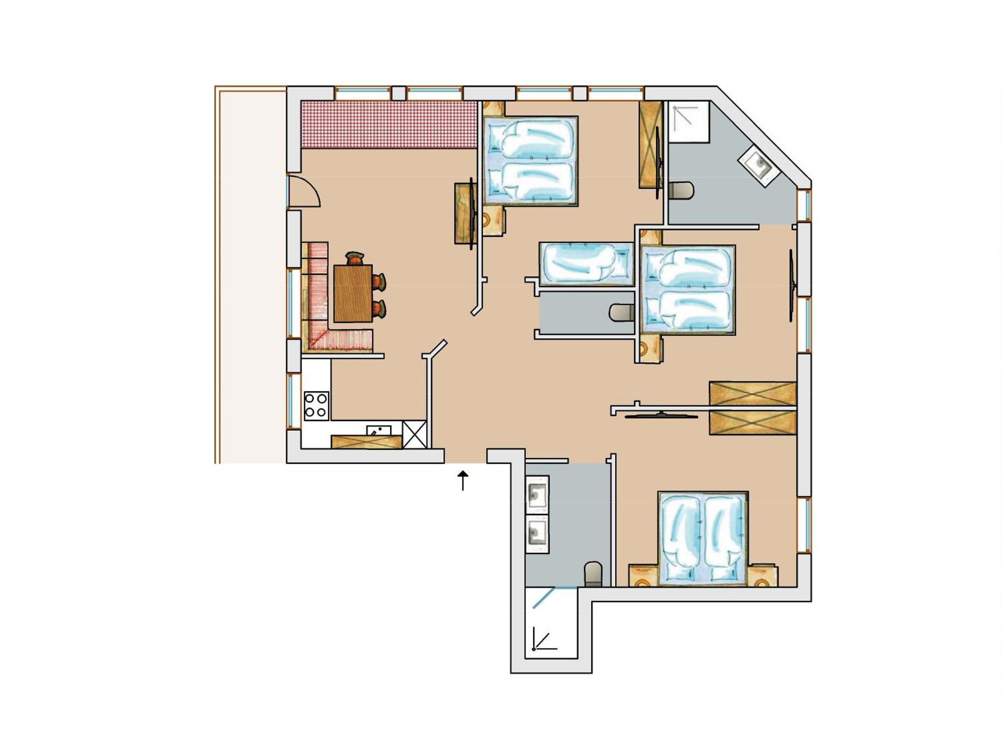 Appartementhaus Sonnenschein 메이른호픈 객실 사진